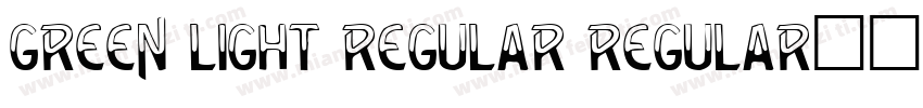 Green Light Regular Regular字体转换